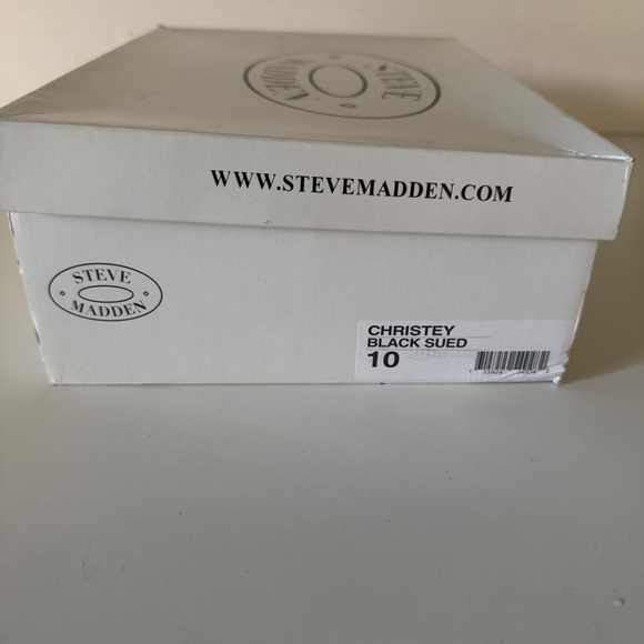 Steve Madden Christey Black Suede Ankle Tie Sandals US10 - Picture 10 of 10